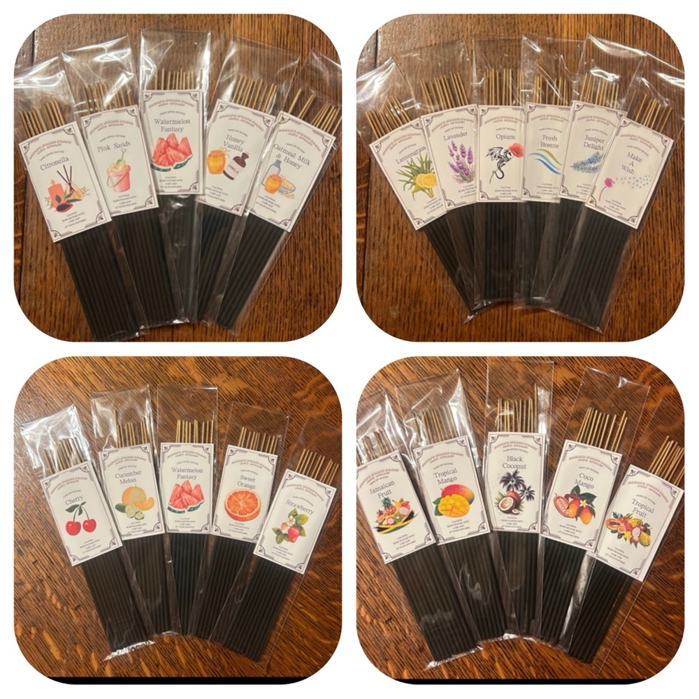 Incense 10 Stick pack, 5 pack Set